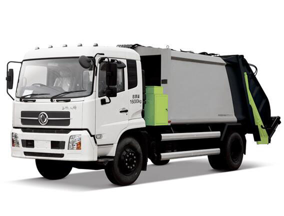 Compression refuse collector truck