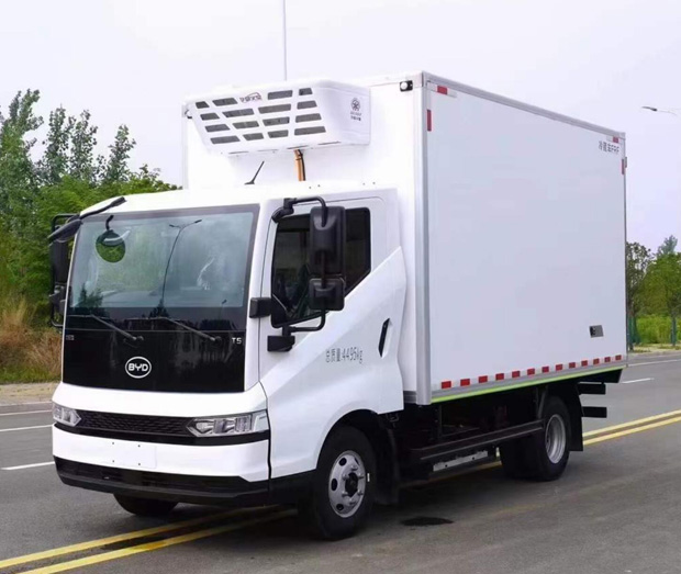 BYD T5EV pure electric refrigerated truck